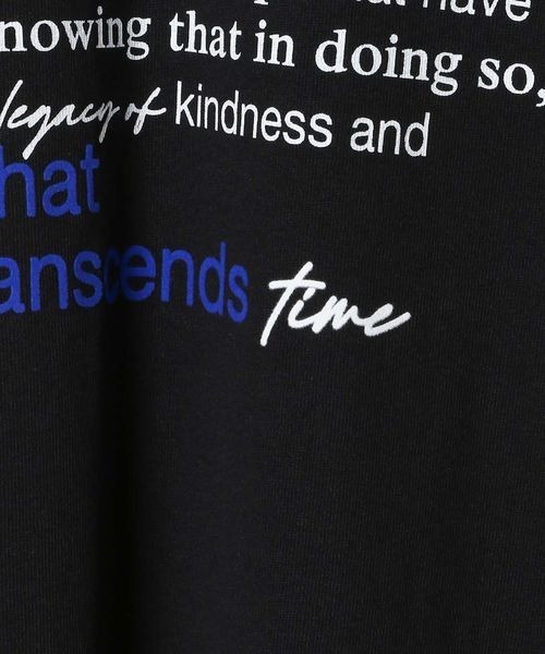 PBLIM(ページボーイリム)の「《UNISEX》テキストロゴTシャツ(Tシャツ/カットソー・レディース・オフホワイト/ブラック・MEDIUM/LARGE)」の10枚目の写真