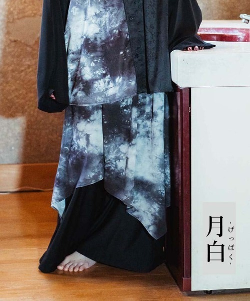 REZEN（リゼン）の「三世の契レイヤード袴パンツ（その他パンツ・メンズ・パープル/ライトグレー/ローズ・SMALL/MEDIUM/LARGE）」の2枚目の写真