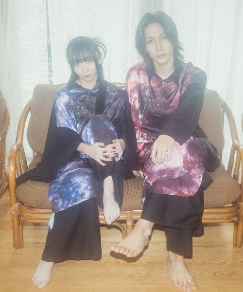 REZEN（リゼン）の「三世の契レイヤード袴パンツ（その他パンツ・メンズ・パープル/ライトグレー/ローズ・SMALL/MEDIUM/LARGE）」の6枚目の写真