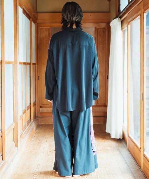 REZEN（リゼン）の「三世の契レイヤード袴パンツ（その他パンツ・メンズ・パープル/ライトグレー/ローズ・SMALL/MEDIUM/LARGE）」の9枚目の写真