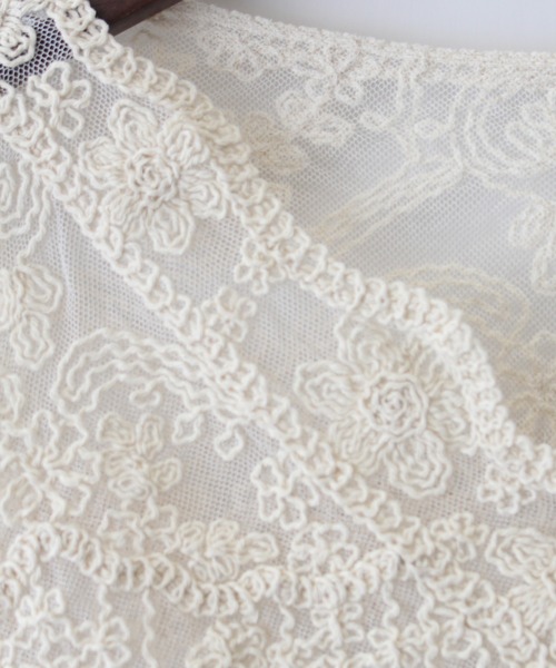 SpRay（スプレイ）の「コードレースシアーカーディガン（カーディガン/ボレロ・レディース・ホワイト/アイボリー・FREE）」の19枚目の写真