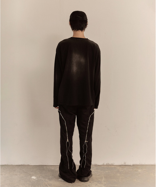 LIBERE(リベーレ)の「LIBERE リベーレ / FLAME LONG SLEEVE TEE ファイヤーパターンプリントビッグシルエットロンT / 251231-251232(Tシャツ/カットソー・メンズ・ブラック/ピンク・LARGE/MEDIUM/SMALL)」の14枚目の写真