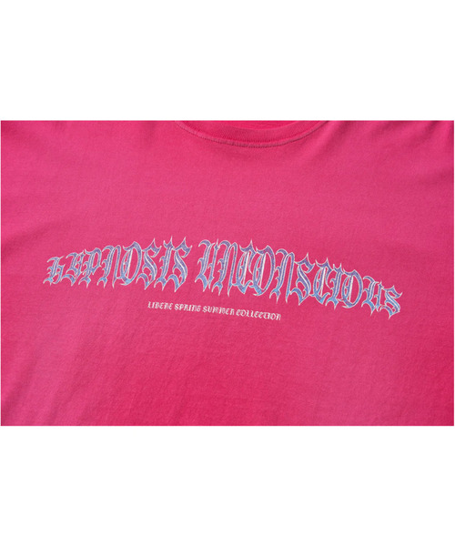 LIBERE(リベーレ)の「LIBERE リベーレ / FLAME LONG SLEEVE TEE ファイヤーパターンプリントビッグシルエットロンT / 251231-251232(Tシャツ/カットソー・メンズ・ブラック/ピンク・LARGE/MEDIUM/SMALL)」の6枚目の写真