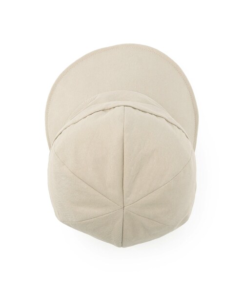 SHOO・LA・RUE(シューラルー)の「【UVカット】つば広キャスケット【サイズ調整/あご紐付き】(キャスケット・レディース・ライトベージュ/ブラック/ベージュ・00)」の6枚目の写真