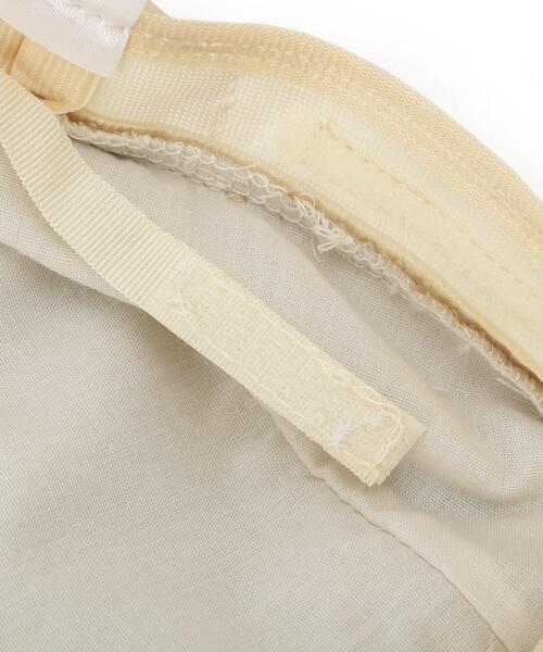 SHOO・LA・RUE(シューラルー)の「【UVカット】つば広キャスケット【サイズ調整/あご紐付き】(キャスケット・レディース・ライトベージュ/ブラック/ベージュ・00)」の8枚目の写真