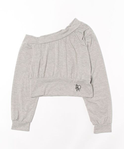 VIBGYOR（ヴィブジョー）の「【LAMPOON】ワンショルダースエット（スウェット・レディース・ホワイト/ブラック/グレー・FREE）」の3枚目の写真