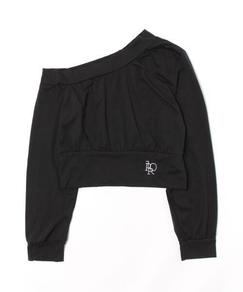 VIBGYOR（ヴィブジョー）の「【LAMPOON】ワンショルダースエット（スウェット・レディース・ホワイト/ブラック/グレー・FREE）」の2枚目の写真