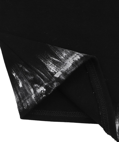 Figments（フィグメンツ）の「クロスペイントワンショルダー（Tシャツ/カットソー・レディース・ブラック・FREE）」の10枚目の写真