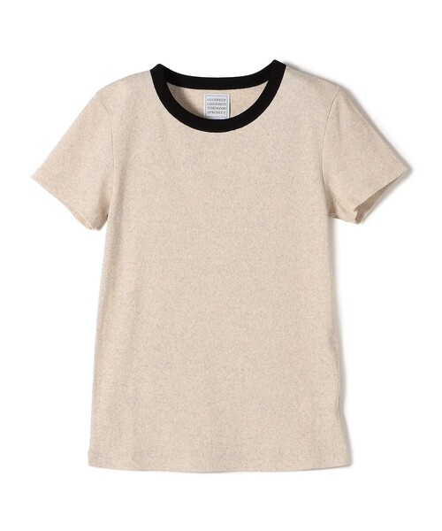SHIPS(シップス)の「GGG:クルーネック ショート スリーブ TEE(Tシャツ/カットソー・レディース・ブラック/ライトグリーン/ベージュ・ONE SIZE)」の1枚目の写真