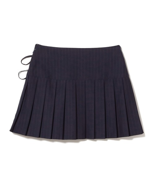 Ray BEAMS(レイビームス)の「プリーツ ダブル リボン ミニスカート(スカート・レディース・ライトグレー/ネイビー・1/0)」の16枚目の写真