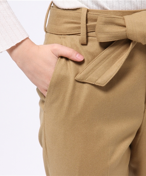 IENA（イエナ）の「CA/フラノ スリットパンツ◆（その他パンツ・レディース・ネイビー/キャメル/カーキ・36/34/40/38）」の22枚目の写真