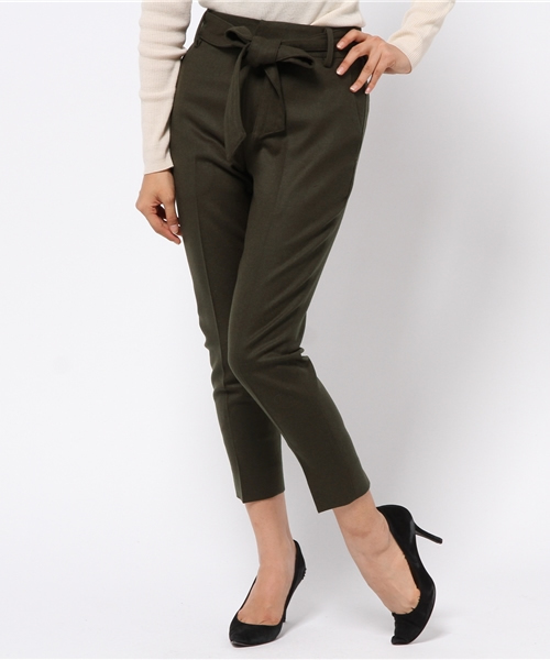 IENA（イエナ）の「CA/フラノ スリットパンツ◆（その他パンツ・レディース・ネイビー/キャメル/カーキ・36/34/40/38）」の6枚目の写真