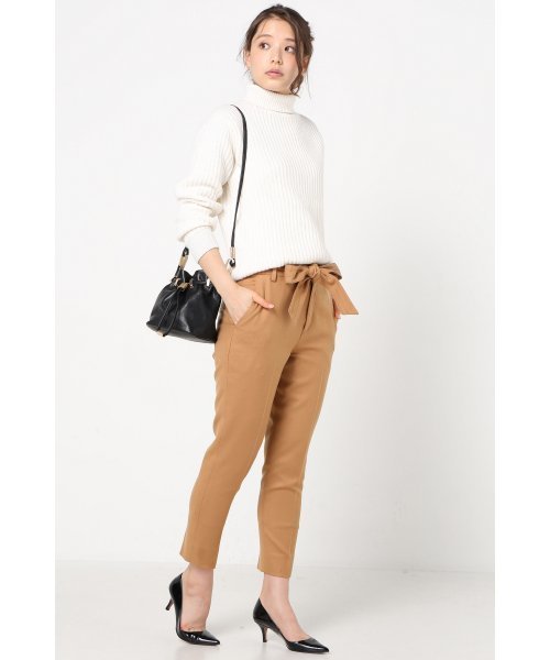 IENA（イエナ）の「CA/フラノ スリットパンツ◆（その他パンツ・レディース・ネイビー/キャメル/カーキ・36/34/40/38）」の9枚目の写真