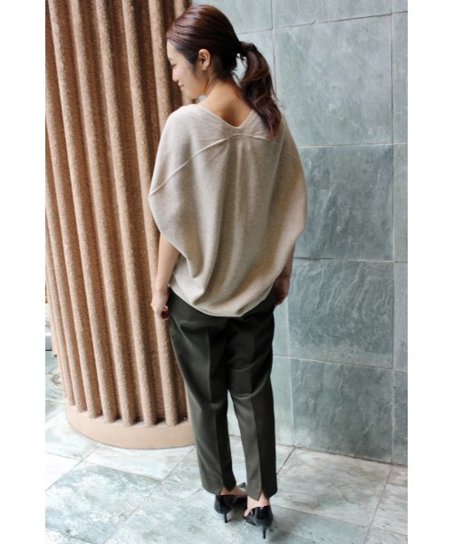 IENA（イエナ）の「CA/フラノ スリットパンツ◆（その他パンツ・レディース・ネイビー/キャメル/カーキ・36/34/40/38）」の16枚目の写真