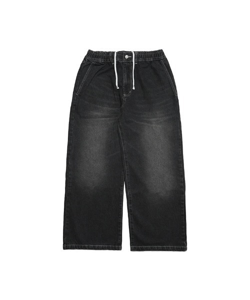 Cheers(チアーズ)の「BAGGY DENIM PANTS(デニムパンツ・メンズ・インディゴブルー/ブラック・M/L/XL)」の1枚目の写真