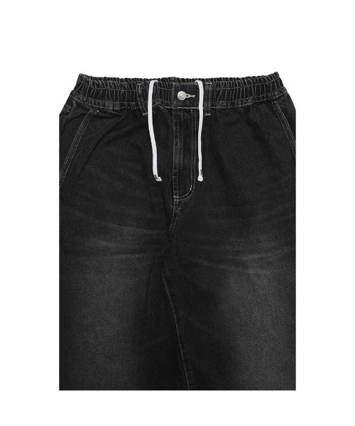 Cheers(チアーズ)の「BAGGY DENIM PANTS(デニムパンツ・メンズ・インディゴブルー/ブラック・M/L/XL)」の13枚目の写真