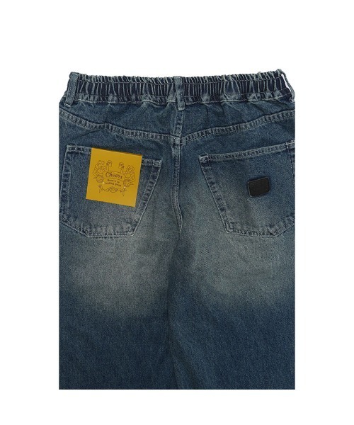 Cheers(チアーズ)の「BAGGY DENIM PANTS(デニムパンツ・メンズ・インディゴブルー/ブラック・M/L/XL)」の5枚目の写真
