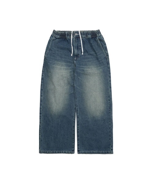 Cheers(チアーズ)の「BAGGY DENIM PANTS(デニムパンツ・メンズ・インディゴブルー/ブラック・M/L/XL)」の10枚目の写真