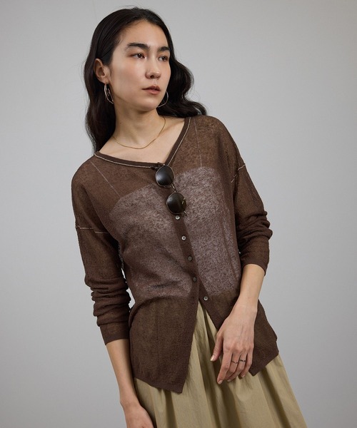 セール】シアークレープ2WAYカーディガン（カーディガン/ボレロ