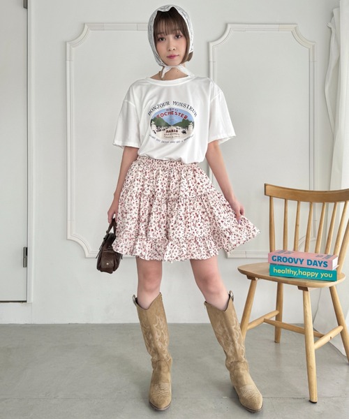 【新品】LAVANDA ティアードミニスカパン ティアードビジューミニスカパン【一部店舗限定】｜WEGO