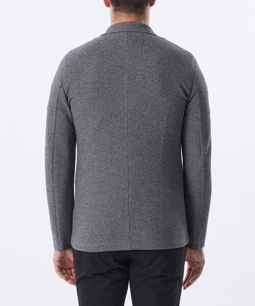 EPOCA UOMO（エポカウォモ）の「メッシュジャカードジャケット（テーラードジャケット・メンズ・ライトブルー/ネイビー・48/46）」の7枚目の写真