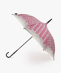 新品未使用品 ANNA SUI 長傘 パゴダ傘 バラ　ローズ 女っぽ レース ANNA SUI（アナスイ）チェリー柄 雨傘（長傘 パゴダ） | アナ