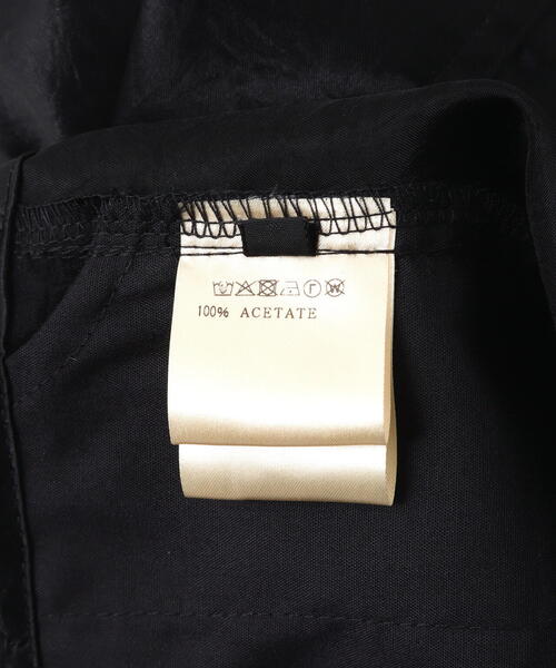 ROYAL FLASH（ロイヤルフラッシュ）の「A.F ARTEFACT/エーエフ・アーティファクト/Satin Half Sleeve Shirt（シャツ/ブラウス・メンズ・ブラック・3/2）」の10枚目の写真