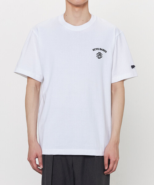 Bshop ＜Scye＞ロゴ プリント Tシャツ 完売品 SCYE BASICS | ロゴプリントTシャツ MEN