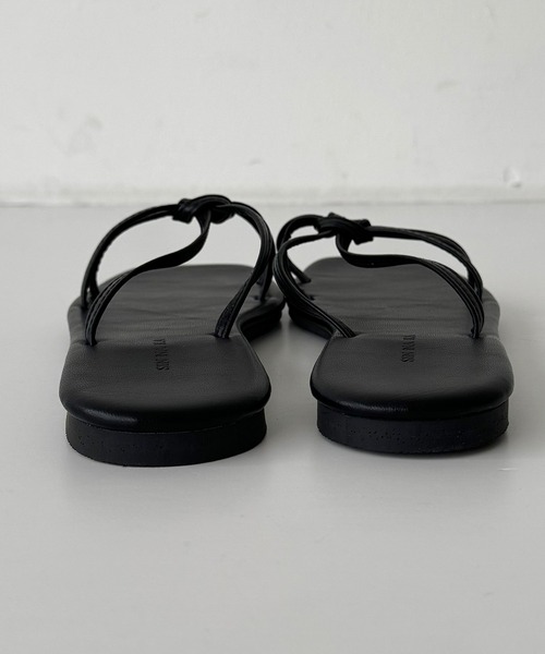 CANAL JEAN（キャナルジーン）の「El mar　ナローストラップペタサンダル（サンダル・レディース・シルバー/ブラウン/ブラック・23.5/24/24.5）」の6枚目の写真