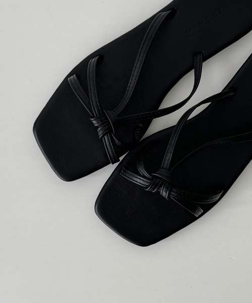 CANAL JEAN（キャナルジーン）の「El mar　ナローストラップペタサンダル（サンダル・レディース・シルバー/ブラウン/ブラック・23.5/24/24.5）」の5枚目の写真