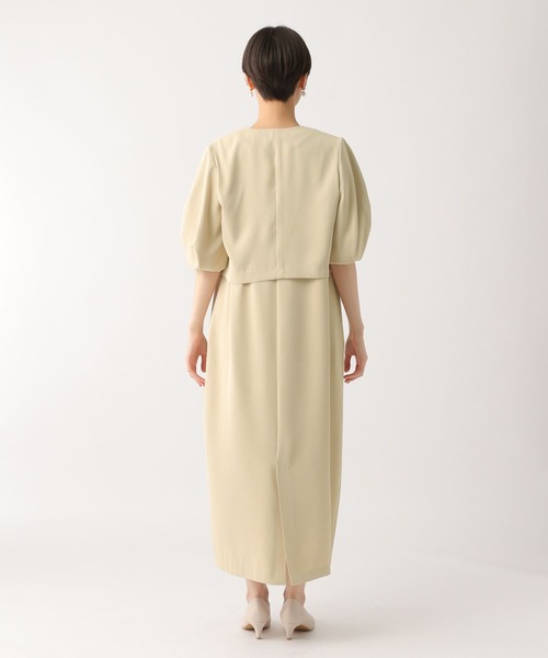 Elura(エルーラ)の「マルチシーンセットアップワンピース〈低身長サイズあり〉/326355(ワンピース・レディース・ブラック/ライトベージュ・FREE)」の6枚目の写真