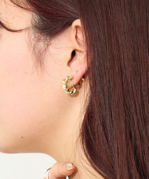 Kastane（カスタネ）の「*【fiw.】ムーンイヤリング（イヤリング・レディース・シルバー/ゴールド・FREE）」の2枚目の写真