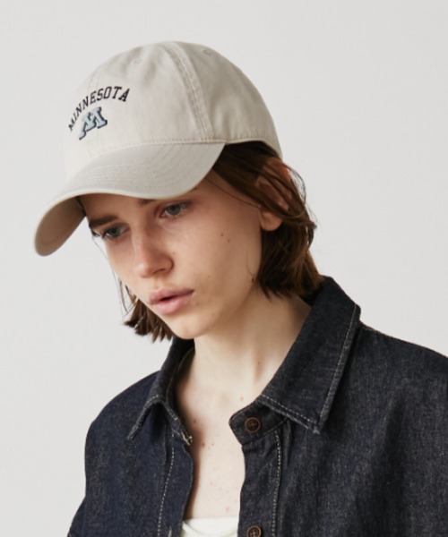 Auntie Rosa Holiday（アンティローザホリデー）の「刺繍ロゴCAP（キャップ・レディース・アイボリー/ピンク/ネイビー・FREE）」の2枚目の写真