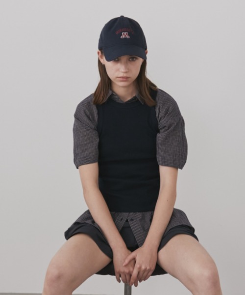 Auntie Rosa Holiday（アンティローザホリデー）の「刺繍ロゴCAP（キャップ・レディース・アイボリー/ピンク/ネイビー・FREE）」の10枚目の写真