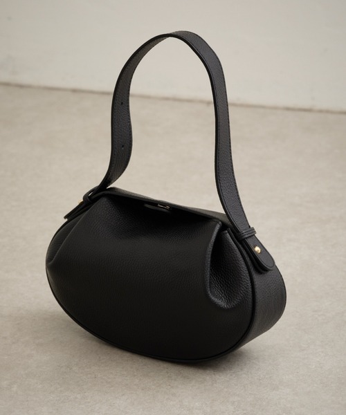 Lui's（ルイス）の「MILLELA FIRENZE ベルトハンドバッグ（ハンドバッグ・レディース・ブラック/モカ・FREE）」の2枚目の写真