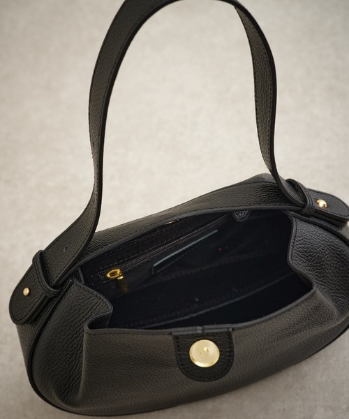 Lui's（ルイス）の「MILLELA FIRENZE ベルトハンドバッグ（ハンドバッグ・レディース・ブラック/モカ・FREE）」の7枚目の写真