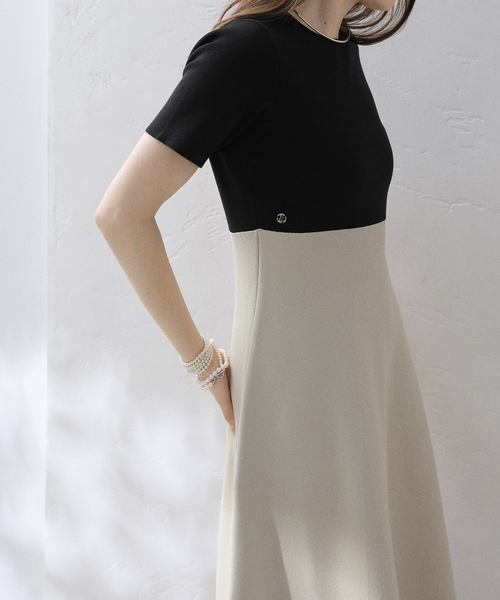 La TOTALITE（ラトータリテ）の「【洗える】ミラノリブニットワンピース（ワンピース・レディース・ブラック/ブラック系その他/ブルー・36/38）」の16枚目の写真