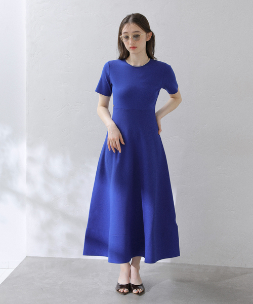 La TOTALITE（ラトータリテ）の「【洗える】ミラノリブニットワンピース（ワンピース・レディース・ブラック/ブラック系その他/ブルー・36/38）」の18枚目の写真