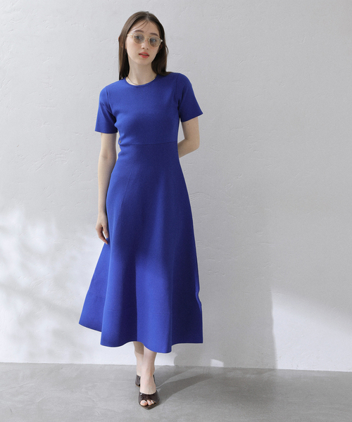 La TOTALITE（ラトータリテ）の「【洗える】ミラノリブニットワンピース（ワンピース・レディース・ブラック/ブラック系その他/ブルー・36/38）」の21枚目の写真