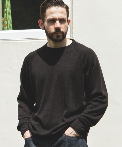 MR.OLIVE（ミスターオリーブ）の「BULKY SMOOTH KNIT / GUSSET SHIRT（Tシャツ/カットソー・メンズ・杢グレー/ブラック・MEDIUM/LARGE）」の9枚目の写真