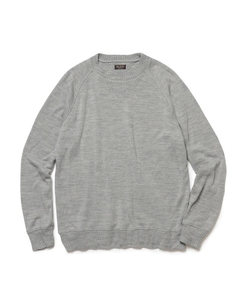 MR.OLIVE（ミスターオリーブ）の「BULKY SMOOTH KNIT / GUSSET SHIRT（Tシャツ/カットソー・メンズ・杢グレー/ブラック・MEDIUM/LARGE）」の8枚目の写真