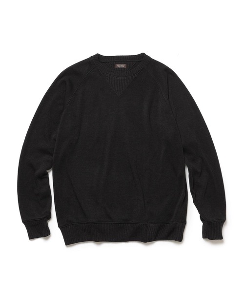 MR.OLIVE（ミスターオリーブ）の「BULKY SMOOTH KNIT / GUSSET SHIRT（Tシャツ/カットソー・メンズ・杢グレー/ブラック・MEDIUM/LARGE）」の6枚目の写真