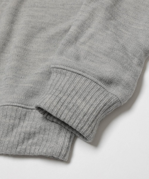 MR.OLIVE（ミスターオリーブ）の「BULKY SMOOTH KNIT / GUSSET SHIRT（Tシャツ/カットソー・メンズ・杢グレー/ブラック・MEDIUM/LARGE）」の4枚目の写真