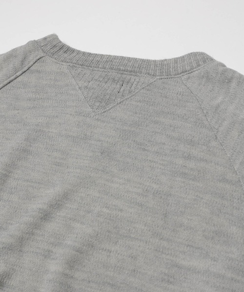 MR.OLIVE（ミスターオリーブ）の「BULKY SMOOTH KNIT / GUSSET SHIRT（Tシャツ/カットソー・メンズ・杢グレー/ブラック・MEDIUM/LARGE）」の3枚目の写真