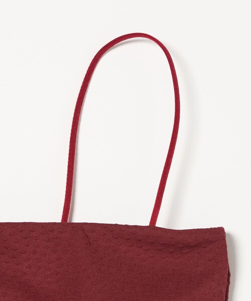 Lepidos（レピドス）の「＜Lepidos＞ドット トップ（水着・レディース・ホワイト/ワインレッド/ブラック・S/M）」の14枚目の写真