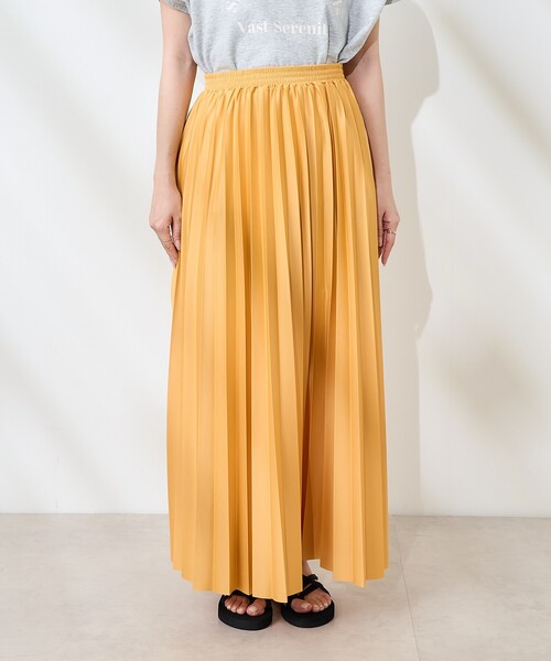 DESCENTE イエロー プリーツスカート SS DESCENTE イエロー プリーツスカート SS - メルカリ