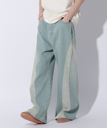 Anui | 【UNISEX/3サイズ展開】カミナリブラストデニム(デニムパンツ)