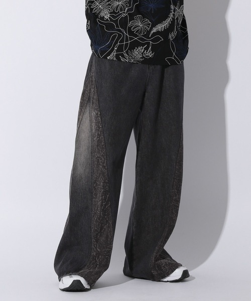 Anui(アニュイ)の「【UNISEX/3サイズ展開】カミナリブラストデニム(デニムパンツ・レディース・ブラック/ブルー・SMALL/LARGE/MEDIUM)」の18枚目の写真