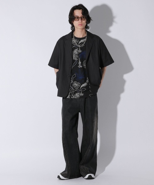 Anui(アニュイ)の「【UNISEX/3サイズ展開】カミナリブラストデニム(デニムパンツ・レディース・ブラック/ブルー・SMALL/LARGE/MEDIUM)」の19枚目の写真