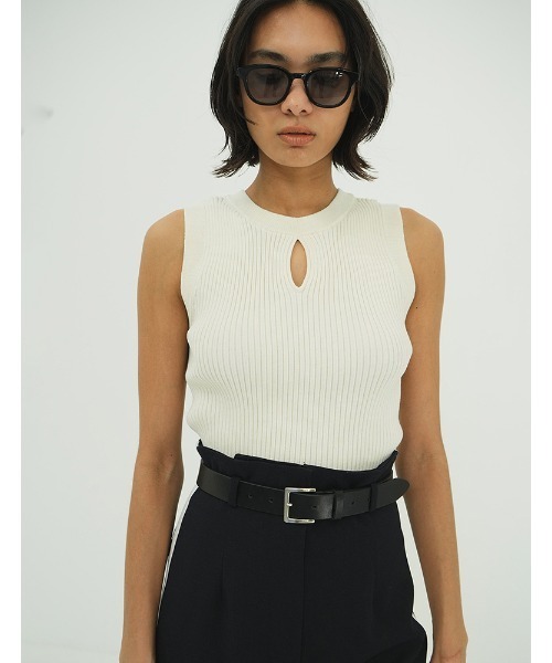 W FACE HALL KNIT TOPS（ニット/セーター）｜CLANE（クラネ）の